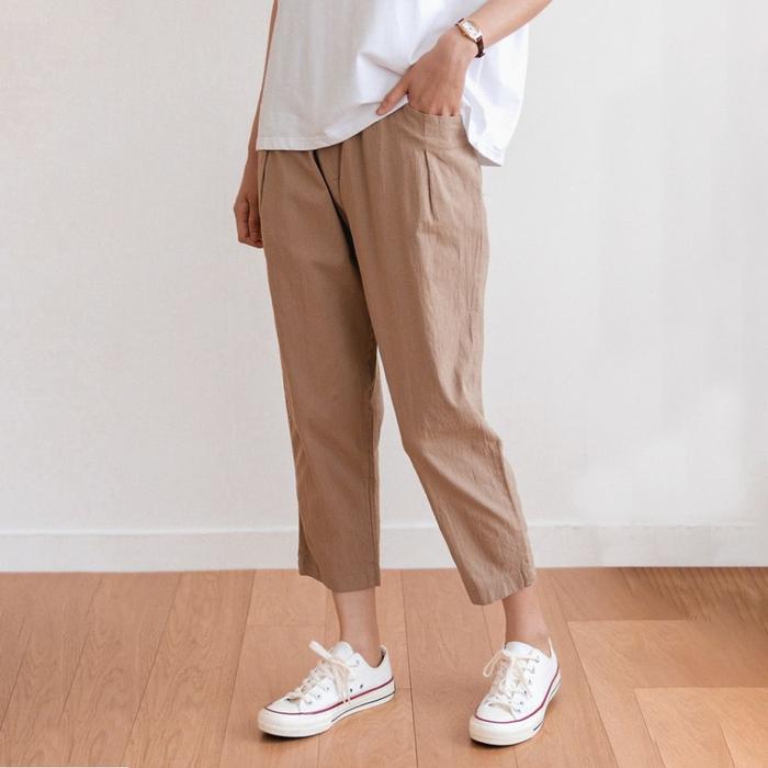 Celana Wanita Jumbo Haruka Pants Twill Tebal