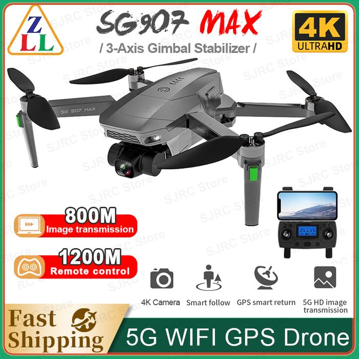 ZLL SG907 MAX GPS Drone 4K Camera 5G FPV WiFi With 3-Axis Gimbal ESC