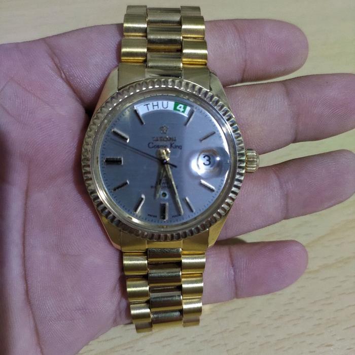 Titoni Cosmo King President Automatic Vintage Watch 39mm with crown