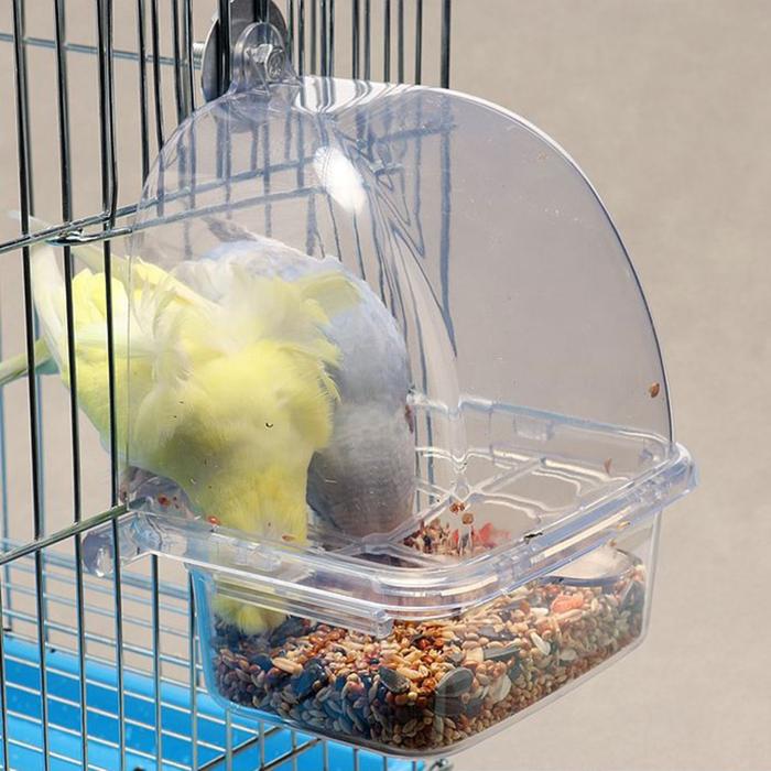 Bird Feeder for Budgerigar Canary Parrot Finches Parakeet Seed Food