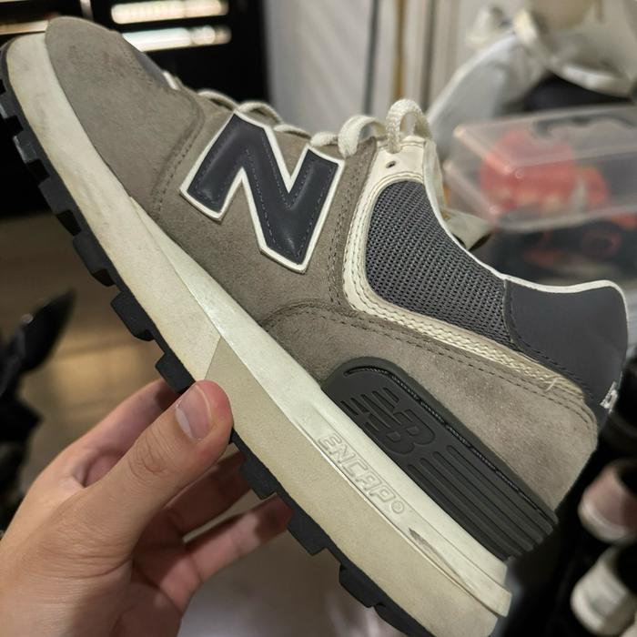 Sepatu New Balance 574 Marblehead Grey Size 43 Original Second