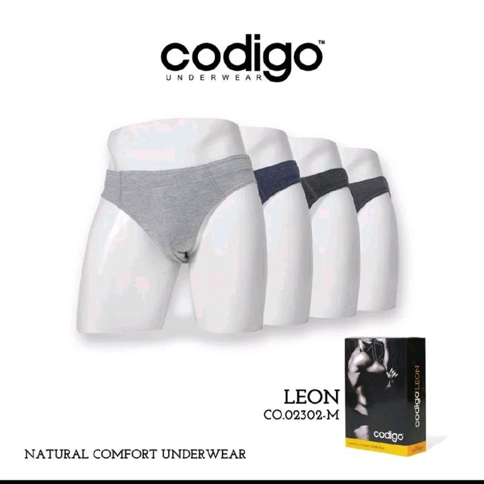 codigo LEON - 3 Pcs Celana Dalam Pria DEWASA Codigo Leon