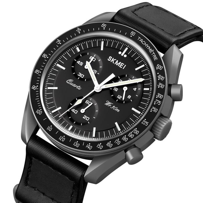 Jam Tangan Unisex Skemei 1982 Ori 42mm Omega Swatch