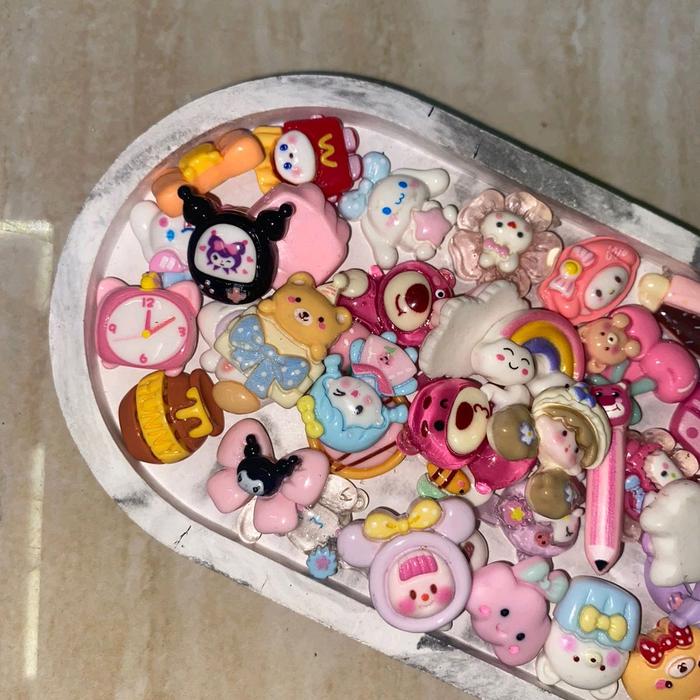 Resin clay / hiasan manik / temeplan karakter / clay lucu