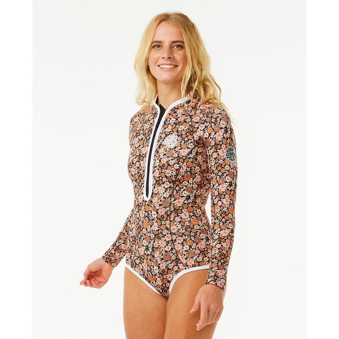 Rip Curl Women G-Bomb Long Sleeve Hi Cut Springsuit - Black