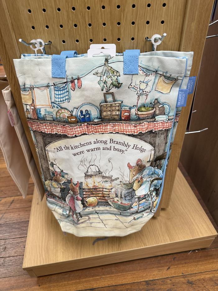 brambly hedge organic cotton canvas tote bag shopping museums galleries UK england