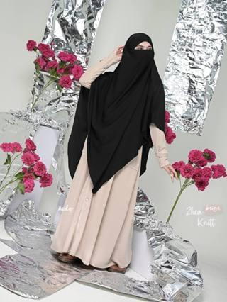 Khimar FK Ilyana by Azda Indonesia Khimar Jilbab Hijab Syari French Khimar Karet