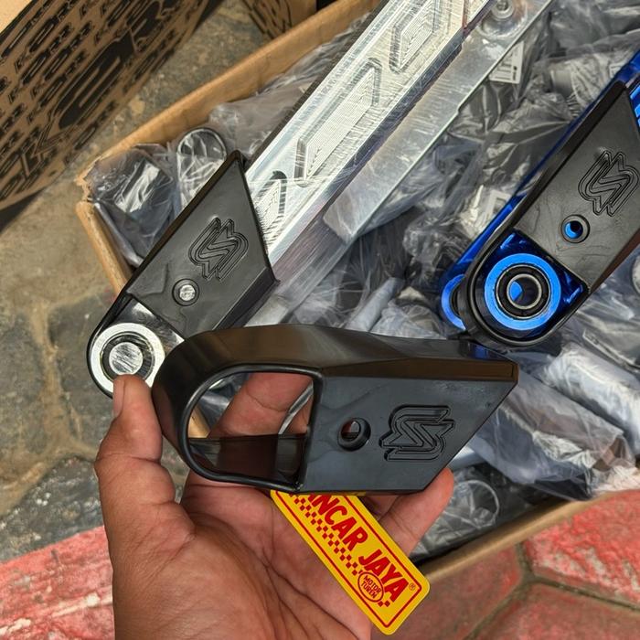 karet arm pelindung rantai universal kotak oval almini besi k2r supertrack vrg day aitech shijiro mu