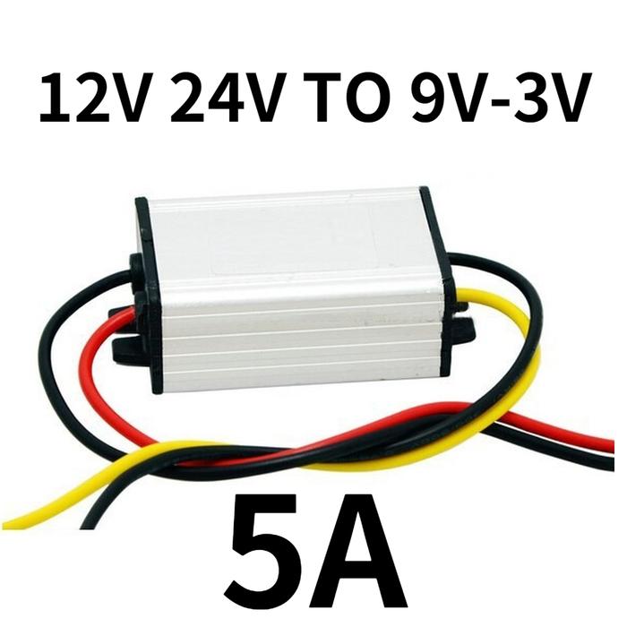 12V24V to 9V 6V 5V 4.2V 3.7V 3V 3.3V 7.5V 5A 12V to 9V 24V to 9V