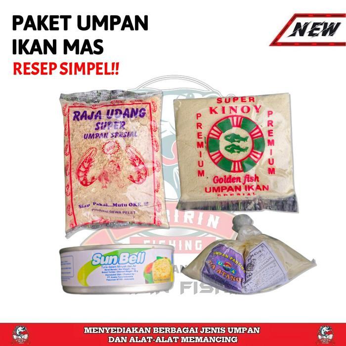 umpan ikan [umpanraja udang,umpanpa atang,sunbell,kinoy gf]paket umpan ikan mas Pancing
