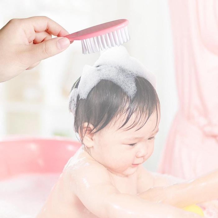 Sisir Bentuk Sikat / Sisir Bayi Anak / Sisir Bayi / Sisir Bayi Ketombe Sikat Pijat Mandi Baby bath