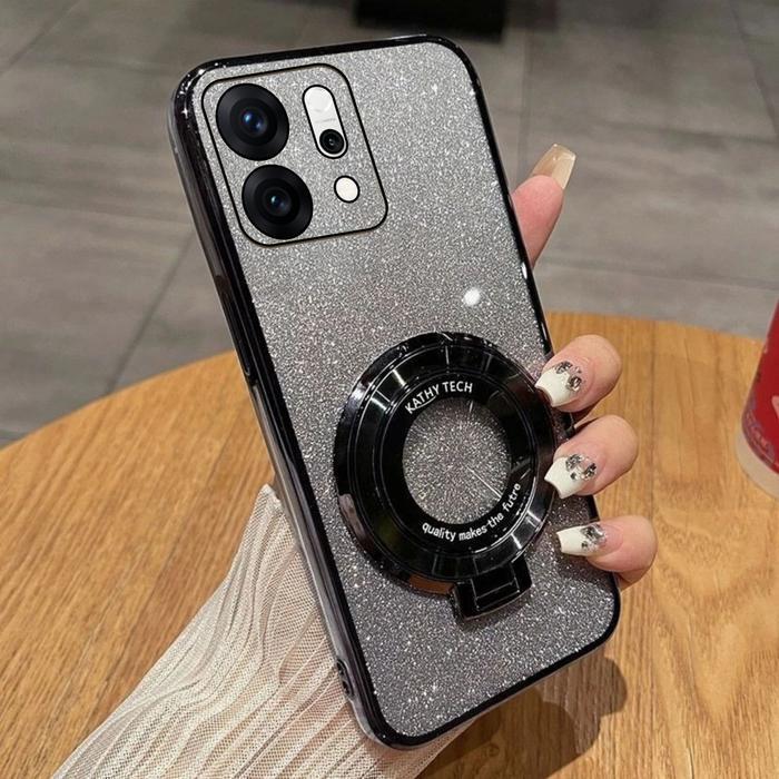 Case Oppo Reno 14 14 Pro Luxury Glitter Softcase Free Ring Magsafe Holder Promo
