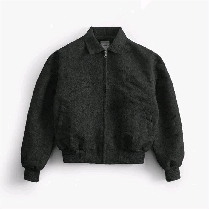 Janjao - Jaket Tomford Suede Work Boxy - Jaket Suede Pria Wanita