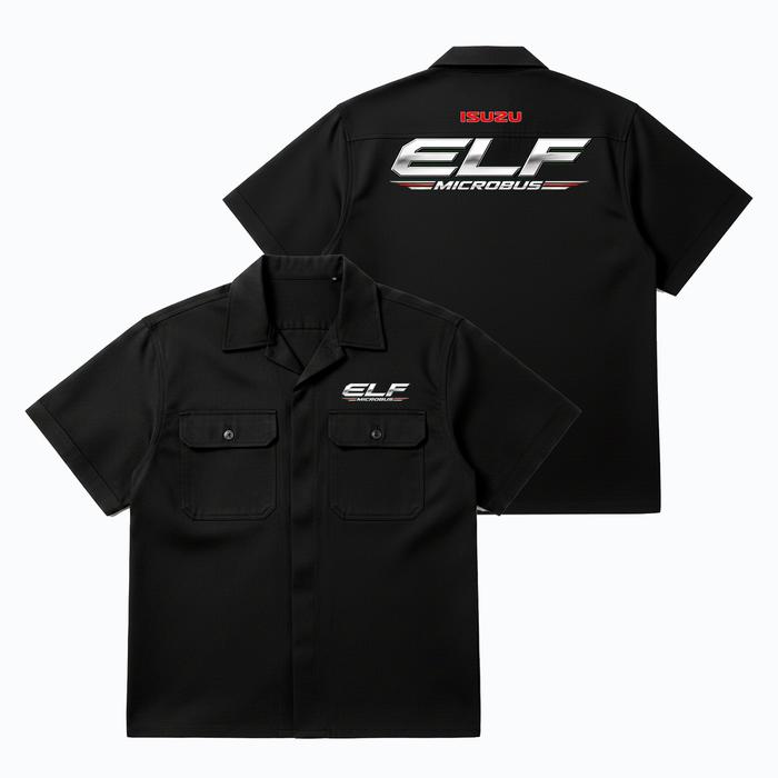 ISUZU ELF MICROBUS - Workshirts / Workwear / Kemeja PDH  Merchandise Unisex Lengan Pendek