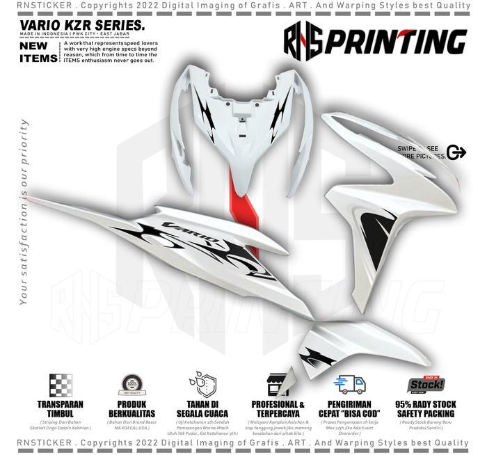 STRIPING TRANS PARAN UV VARIO KZR STIKER STRIPING VARIASI VARIO LAMA STRIPING TRANSPARAN VARIO 125