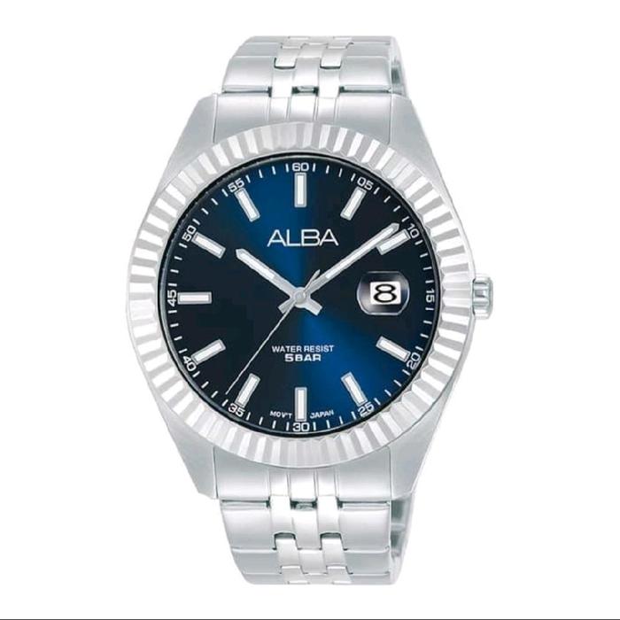 Watchhappy Jam Tangan ALBA ORIGINAL AS9J97X1 Blue Color Stainless steel AS0J97 AWET BEST SELLER