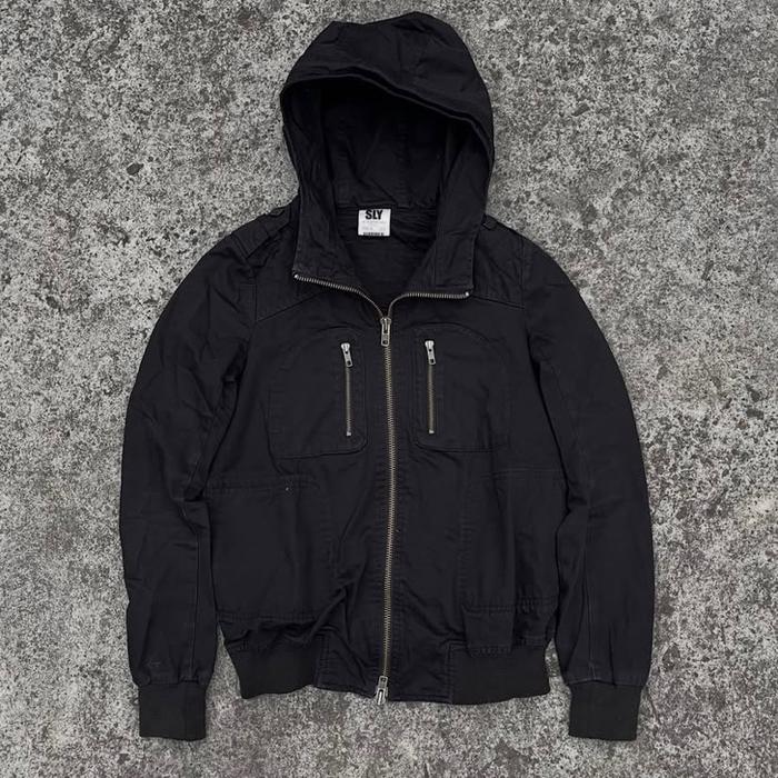 Sly canvas jacket black unisex