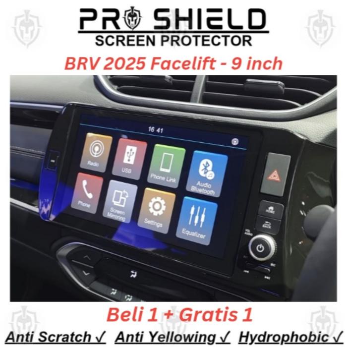 Anti gores headunit New BRV 2025 Facelift 9 inch