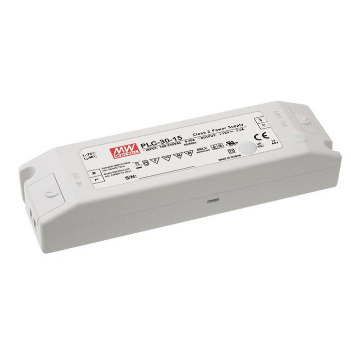 MEAN WELL PLC-30 Series DC12V 24V 36V 48V 30W PFC Function Single
