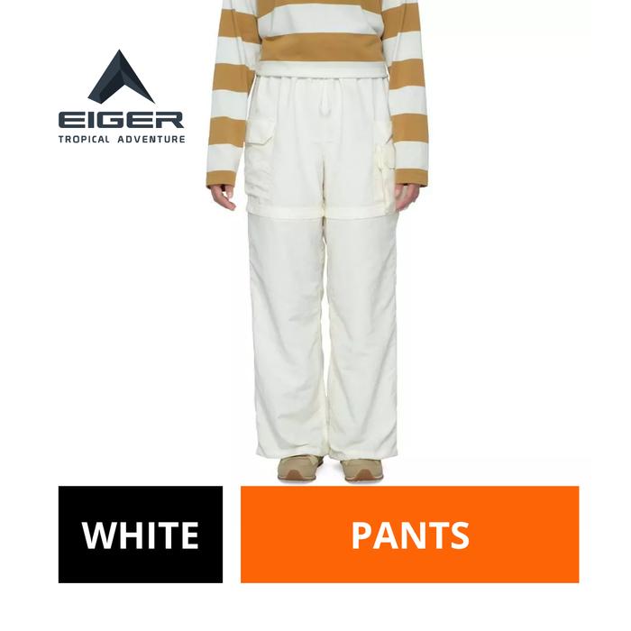 [BISA COD] Celana Sambung Cargo Wanita Eiger Original Hijau Panjang Nylon Women Virere Convertible P