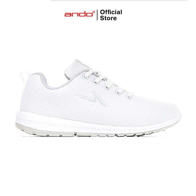Ando Official Sepatu Sneakers Nitta Duo Remaja - Putih