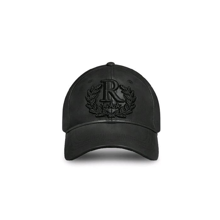[TERMURAH 100% ORIGINAL RUCAS] RUCAS "CROWN" BLACK LEATHER CAP - RUCAS CROWN BLACK LEATHER CAP RUCAS