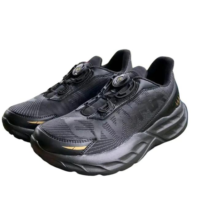SEPATU EXDUMA SPARCO RACING BLACK TALI PUTAR BROTHERHOOD SUPER BLACK Olahraga Hitam Pria Sneakers Sn