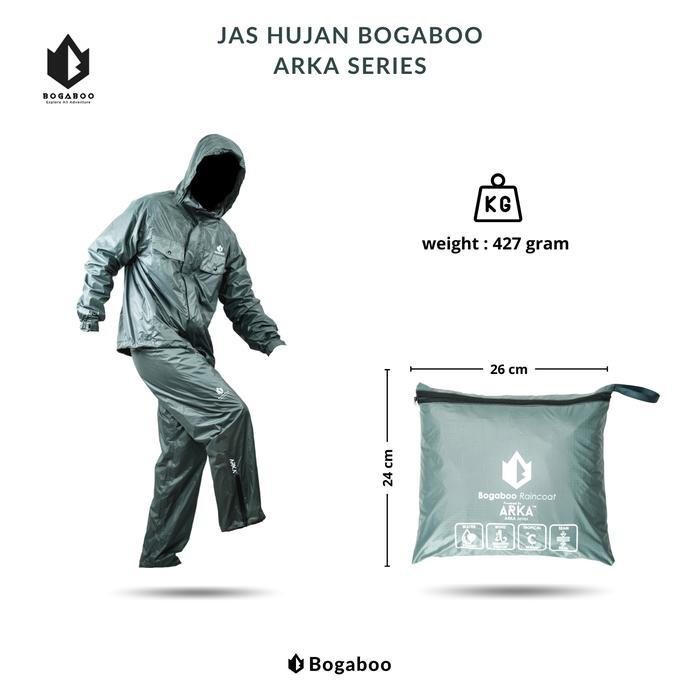 Eiger - Jas Hujan Bogaboo Full Sealed - Raincoat - Jas Hujan Setelan -Mantel