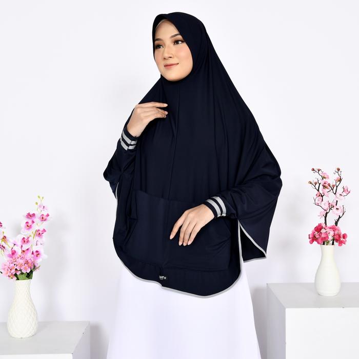 Hijab Instan Lengan Syari Aisyah Bergo Jersy Saku /  Jilbab Lengan/ Bergo Lengan Muslim