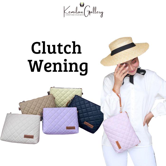 Clutch Wanita Kekinian Wening Reborn original Moonzaya