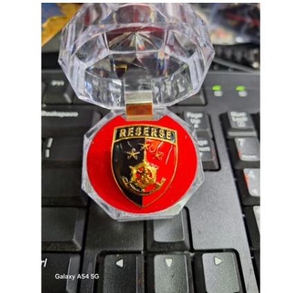 pin reserse premium,brigjend,Irjen,penjepit dasi