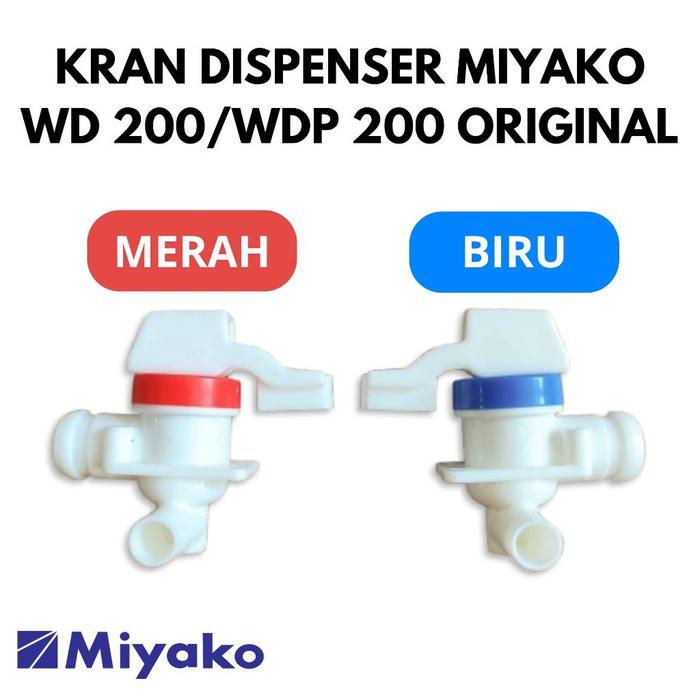 Kran Dispenser Miyako Wd 200/Wdp 200 Merah & Biru Original