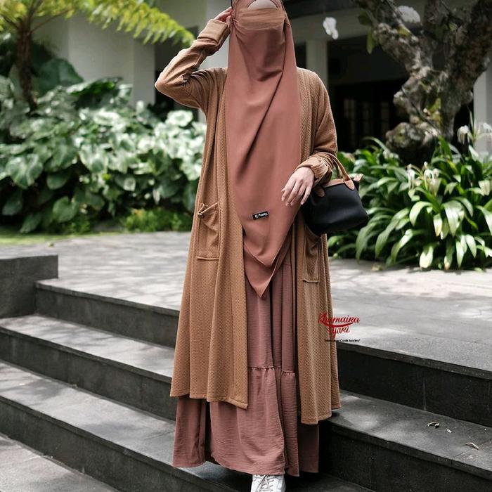 Zale outer muslimah by khumaira syar'i| outer muslimah| outer kekinian| outer terlaris | outer terba