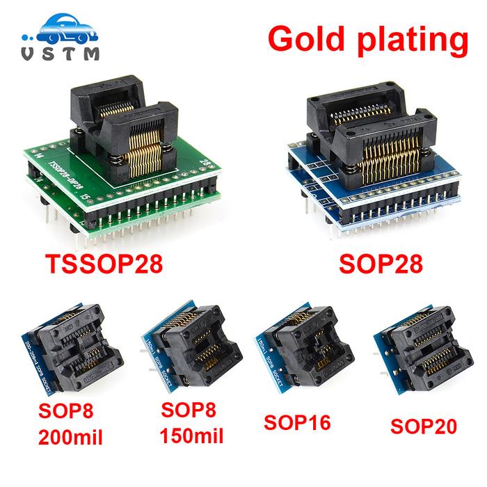2019 Newest Full Set 6 Adapters For TL866 Programmer