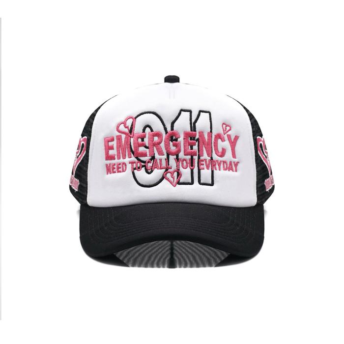 Marcher.ltd Trucker Hat Gency Black /Topi Jaring Hitam /Topi Pria Wanita