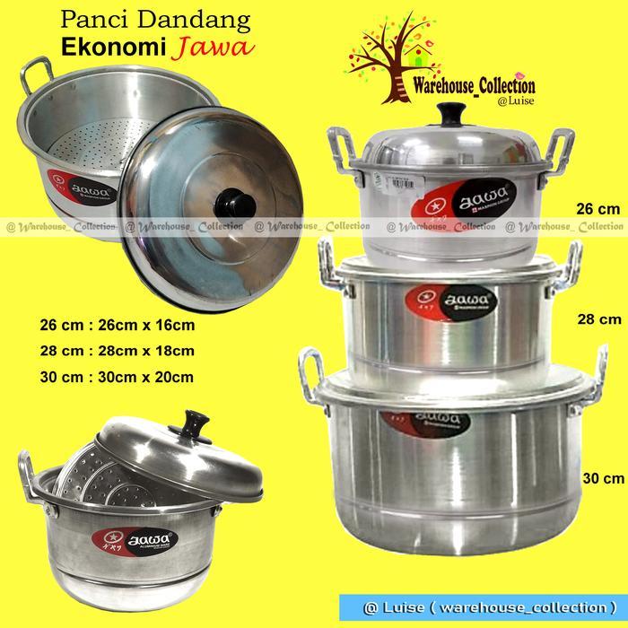 Panci KukusJawa / Jawa / Panci Ekonomi / Panci dengan Sarangan Jawa Maspion 26c, ,28cm , 30cm panci 