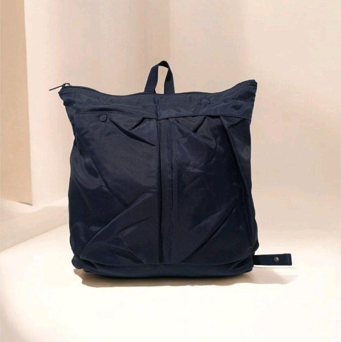 Jw Anderson x Uniqlo Reversible Navy & Royal Blue Backpack & Totebag Original