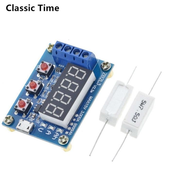 ZB2L3 Baterai Tester LED Digital Display 18650 Baterai Lithium Power