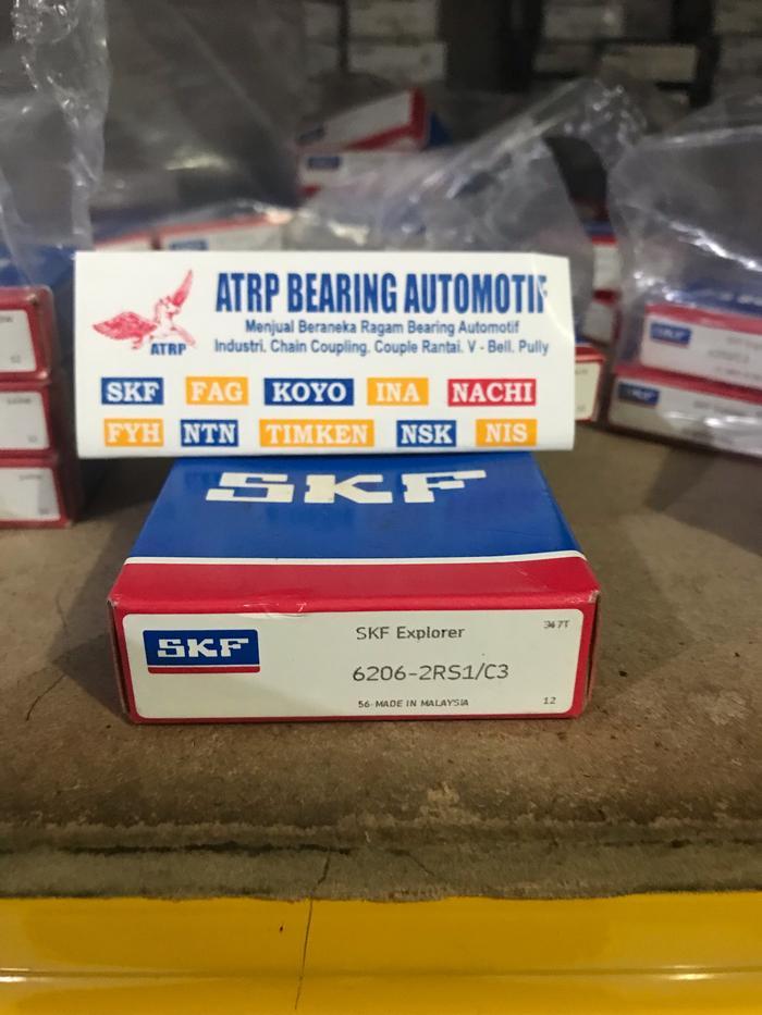 BALL BEARING 6206 2RS1/C3 6206 2RS C3 SKF