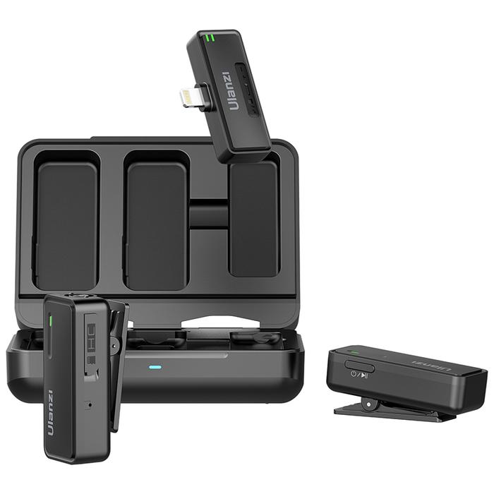 Ulanzi 2.4G Wireless Microphone for iPhone 14 13 12 11 Pro Max with