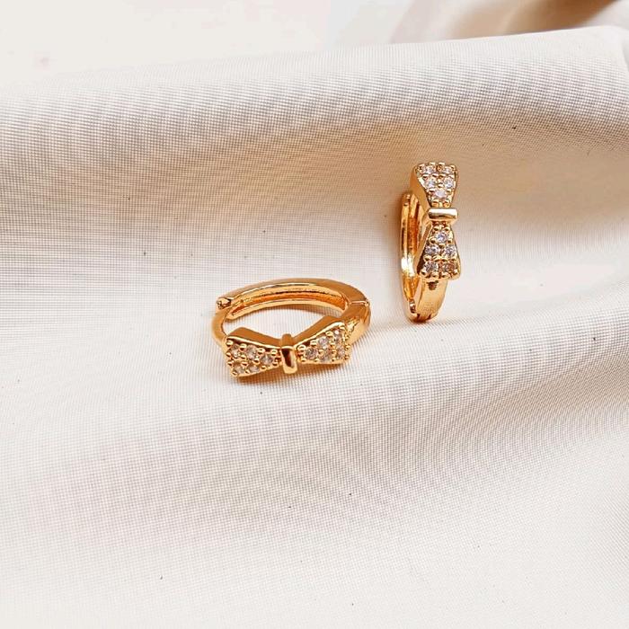 anting lapis /emas anting jepit/ anting fashion