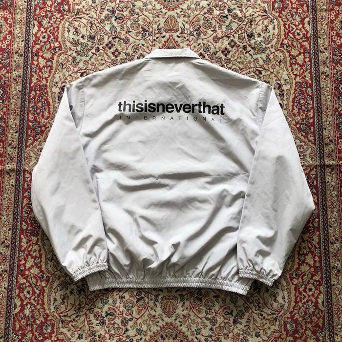 Jaket Thisisneverthat intl team jacket  Thisisneverthat streetwear H604