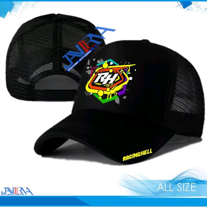 Topi RH Racing balap adventure start Indonesia