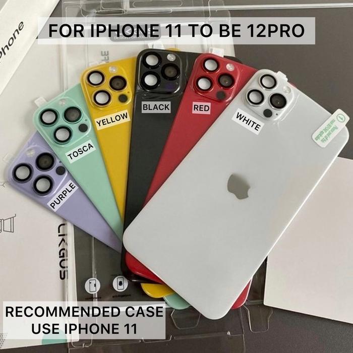 FAKE BACK COVER IPHONE X XS TO 11 PRO / IPHONE XS MAX TO 11 PRO MAX / IPHONE XR CHANGE TO IPHONE 11