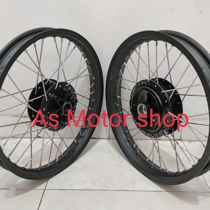 Velg Set Merek Rossi 215 - 250 Ring 17 Tromol Set Yamaha Scorpion / Ready Stok / New / Spesial