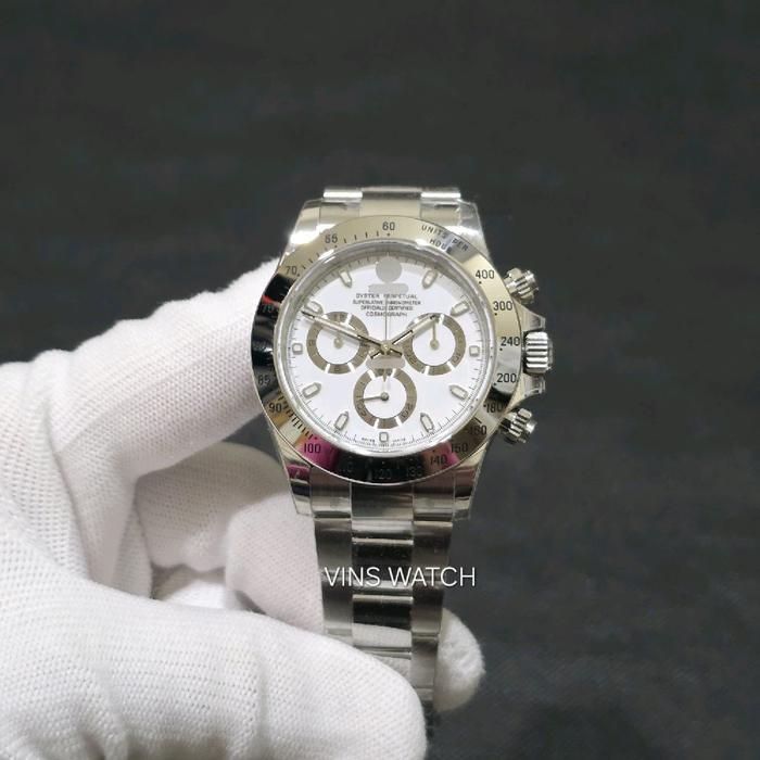 Jam Tangan VSF Rlx 116520 White Dial 40mm