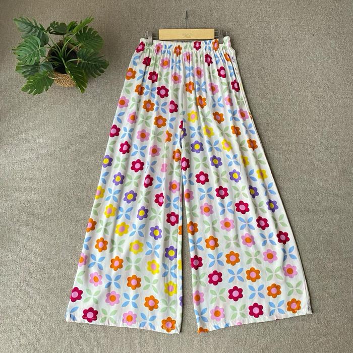 KULOT RAYON MOTIF BUNGA // KULOT RAYON // KULOT BUNGA // TERMURAH