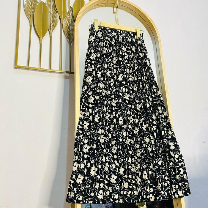 Rok PAYUNG Motif Bunga Amila