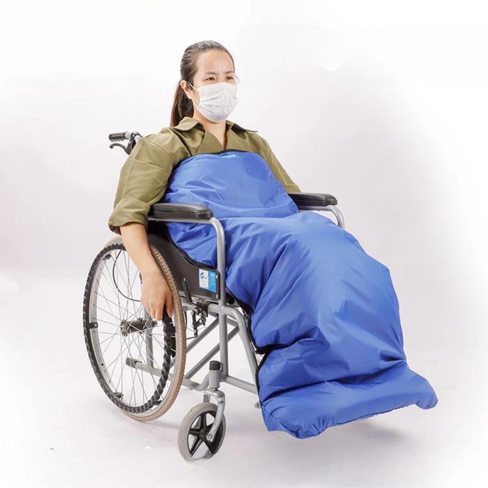 Thickened Waterproof Wheelchair Warmer Blanket Cover Legs Elderly Patients Doubles Layer Wheelchair 