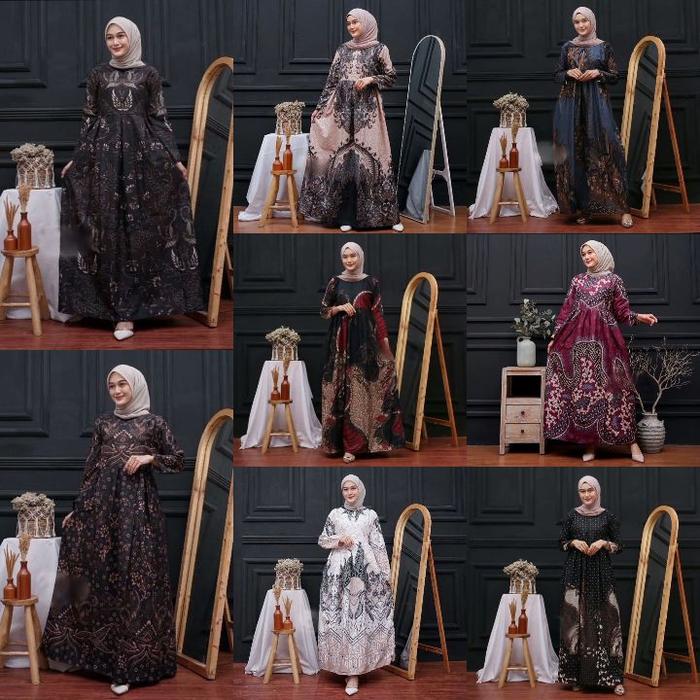 GAMIS BATIK ELEGAN MODEREN